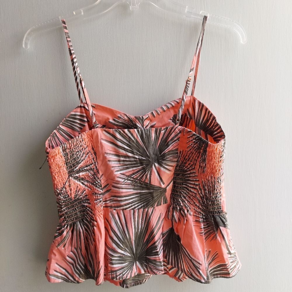 Bustier Summer Top " A New Day" Tropical Crop Top Size M - Picture 3 of 6